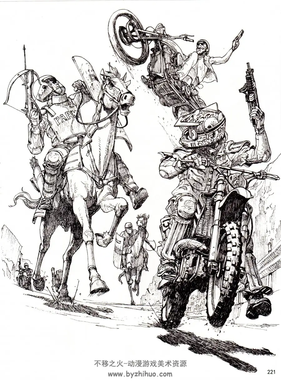 金政基最全高清线稿附赠视频漫画速写集百度云下载4g3126p