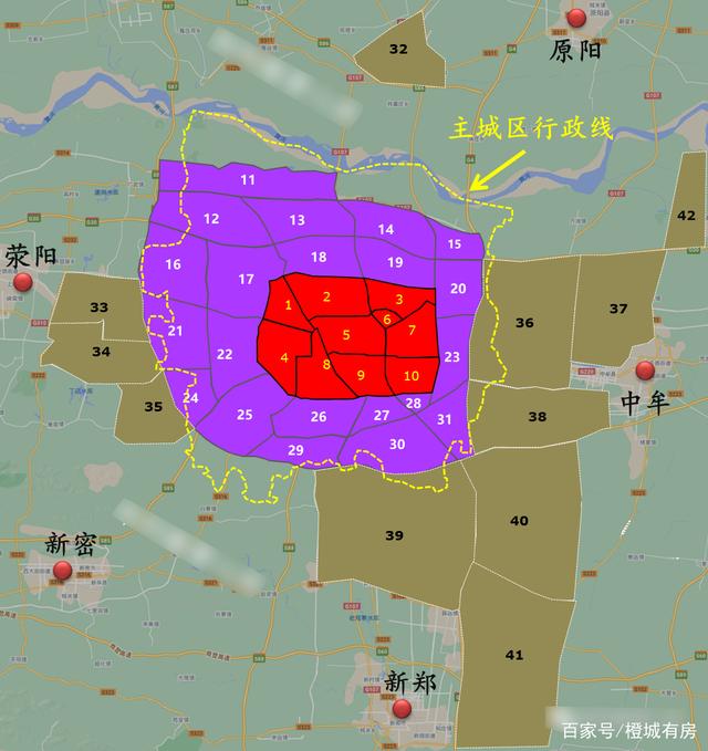 郑州42区2020年均价全图解析!