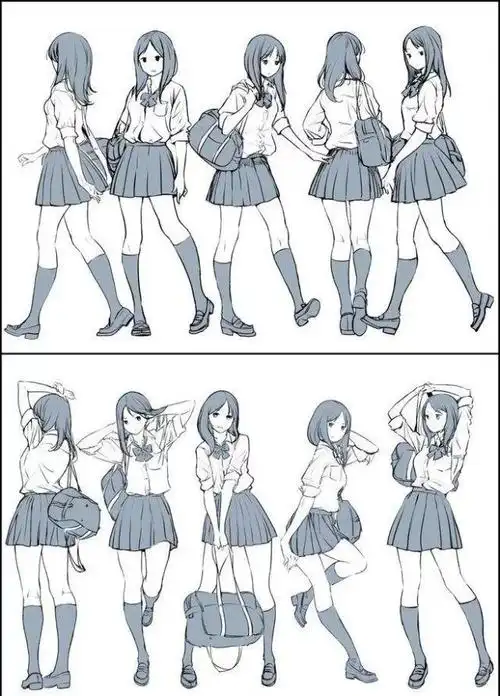 第二十六篇:站姿丨阿汤哥美术教程-高校动漫网|大学生动漫社团联盟