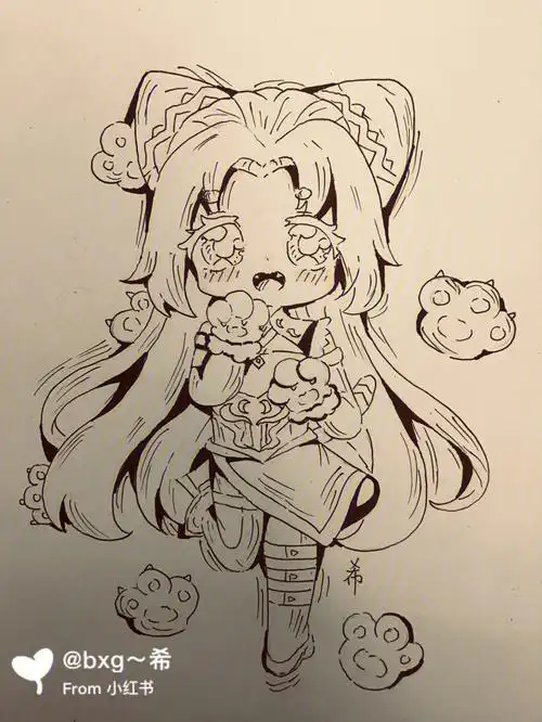 斗罗大陆朱竹清五年之约原创手绘日常教程