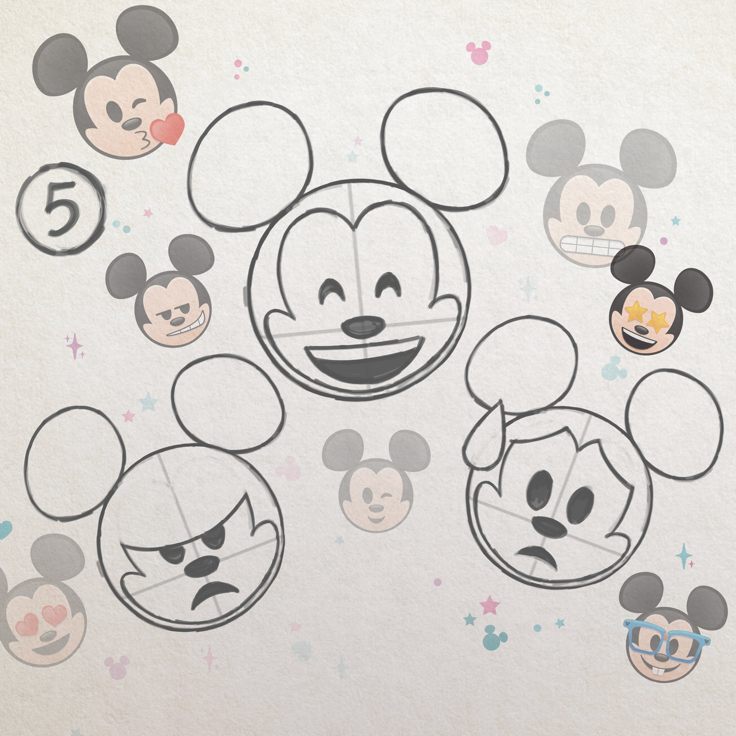 亲手绘制米老鼠 emoji!