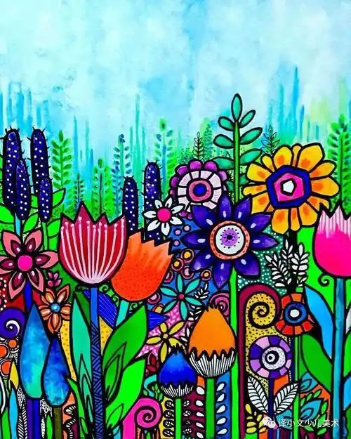 儿童画植物 儿童画植物图片大全