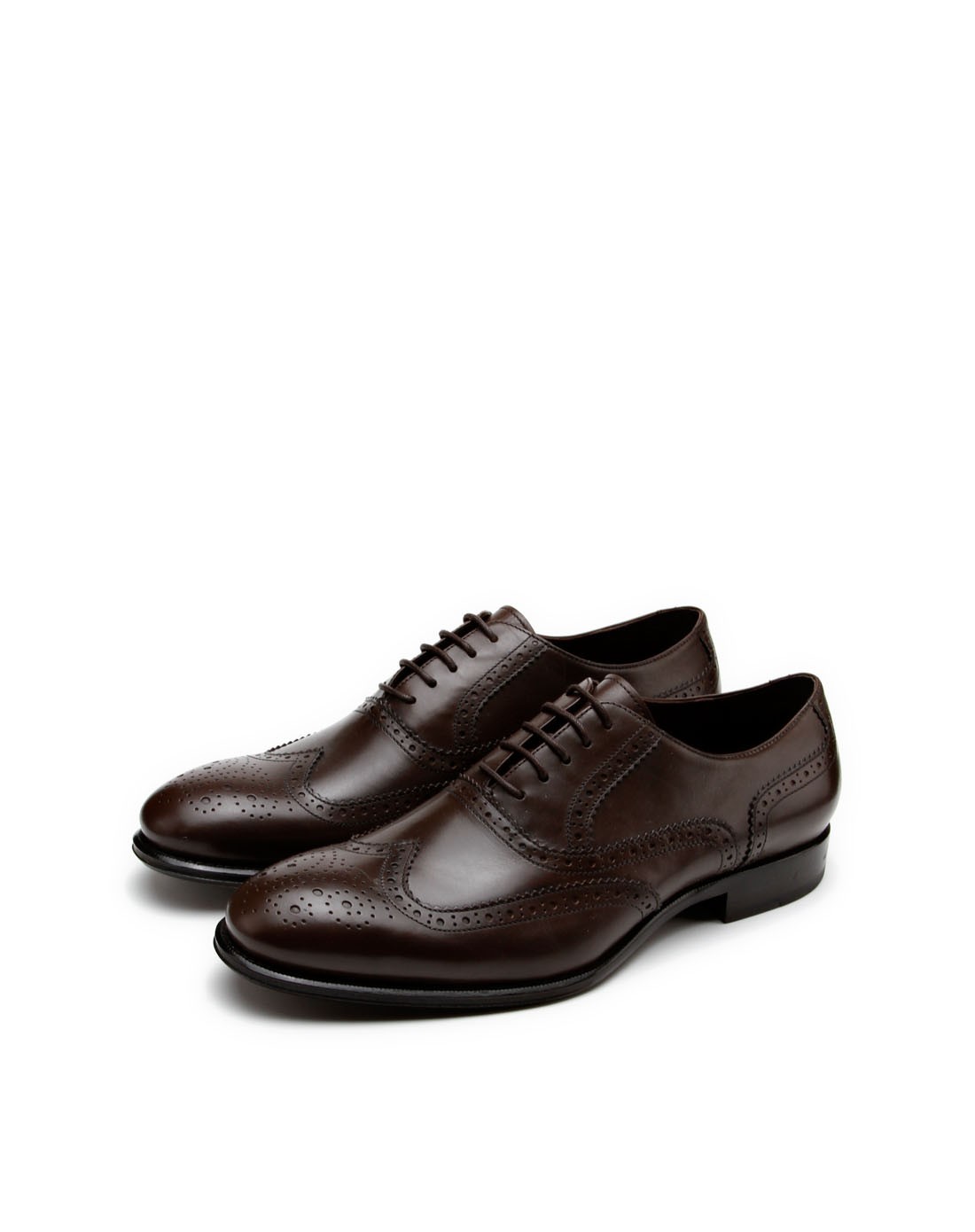 jkjy 男款深咖啡色系带英伦风绅士皮鞋