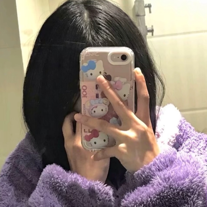 女头|手机挡脸|愿你喜