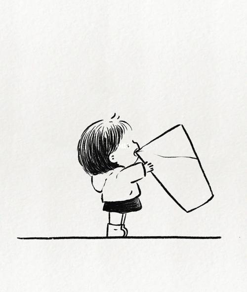 再忙也要记得喝水简笔画