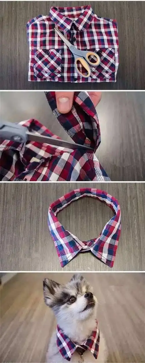 你一定想不到一件旧衬衫改造一下可以这么潮