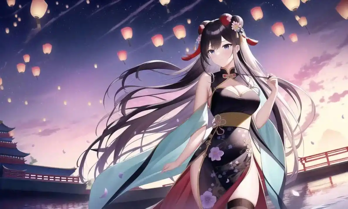 ai绘画.#ai绘画 #二次元 #壁纸 #治愈 #中国风 - 抖音