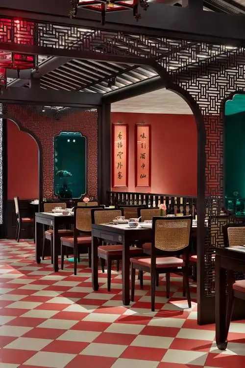 惊艳国潮 海派复古|一品如意鸡餐厅设计_北京设计公司_民宿设计_意向