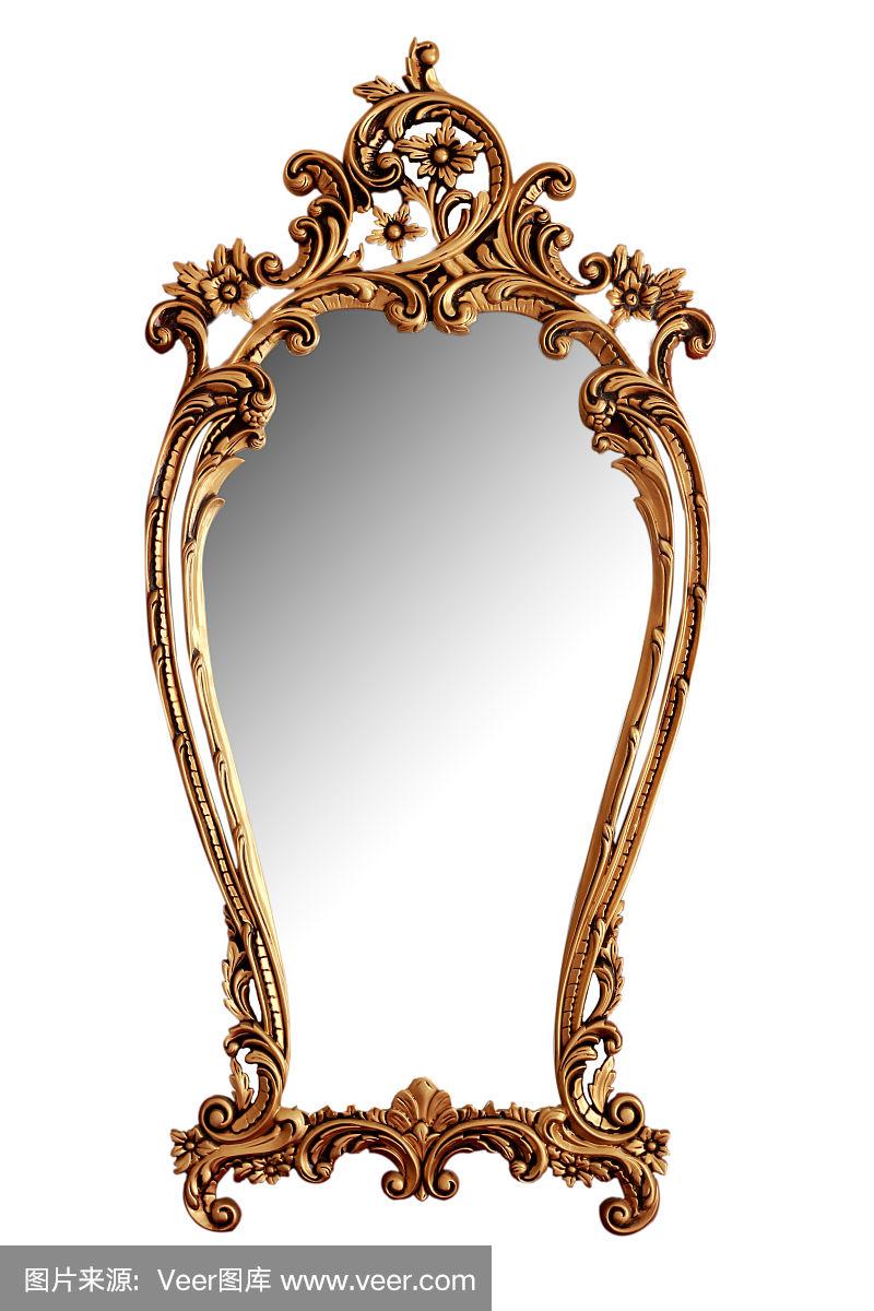 金色的镜子
