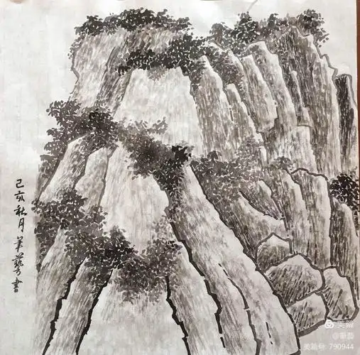 第12课 《溪山行旅图》雨点皴局部小品-李康老师