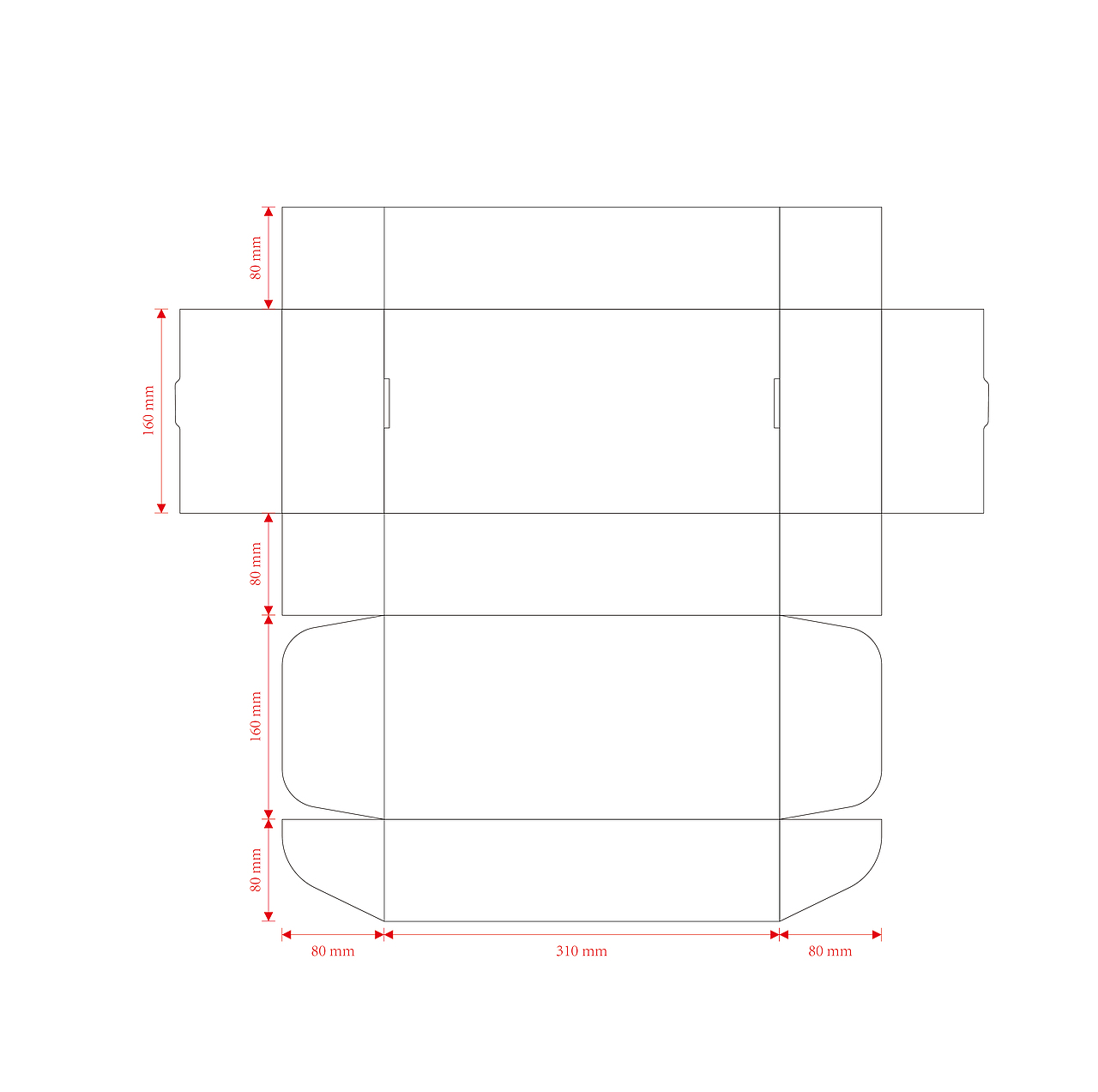 飞机盒刀模图_年大白-站酷zcool