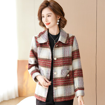 服饰内衣>女装>中老年女装>汀慕梵>汀慕梵早春妈妈外套春秋季40-50岁