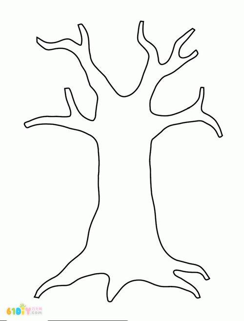 树干简笔画大
