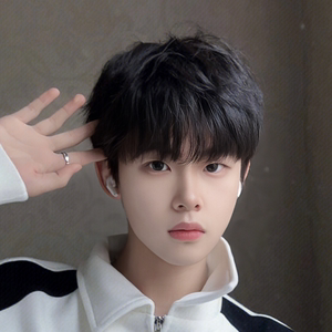 假发男短直发学院风碎盖头少年感微分刘海网红同款蓬松自然全头套