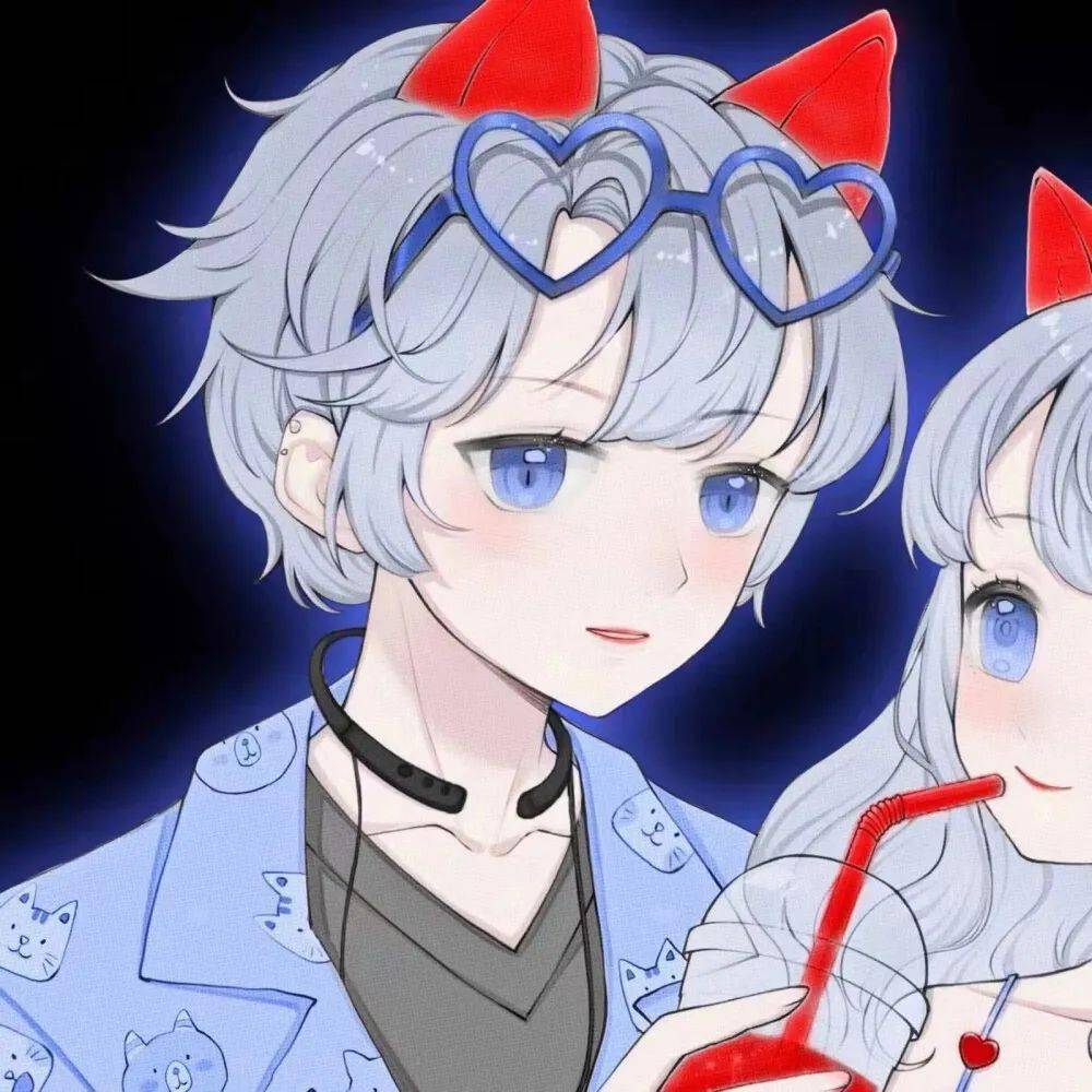 精选情侣头像二次元动漫只要回头能看见你千万人走来都是路过