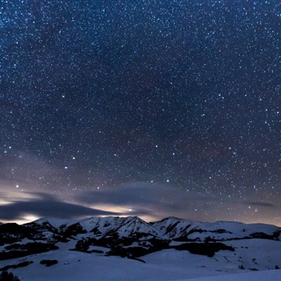好看唯美纯净的璀璨星空微信风景头像图片