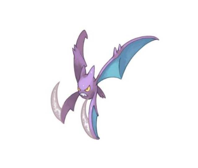 《精灵宝可梦》图鉴169:有两对翅膀的蝙蝠宝可梦——叉字蝠_手机搜狐