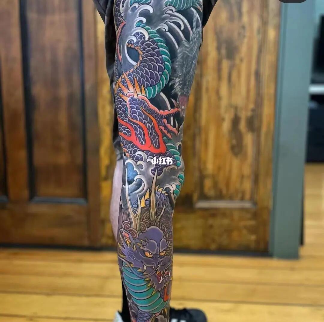 传统纹身  #传统纹身  #长沙纹身  #纹身  #传统花腿纹身  #龙纹身