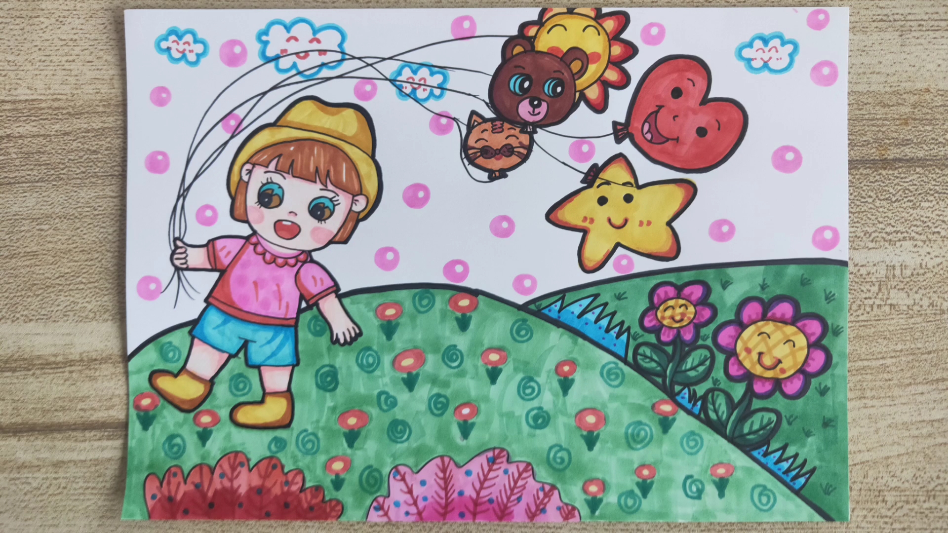 快乐童年儿童画