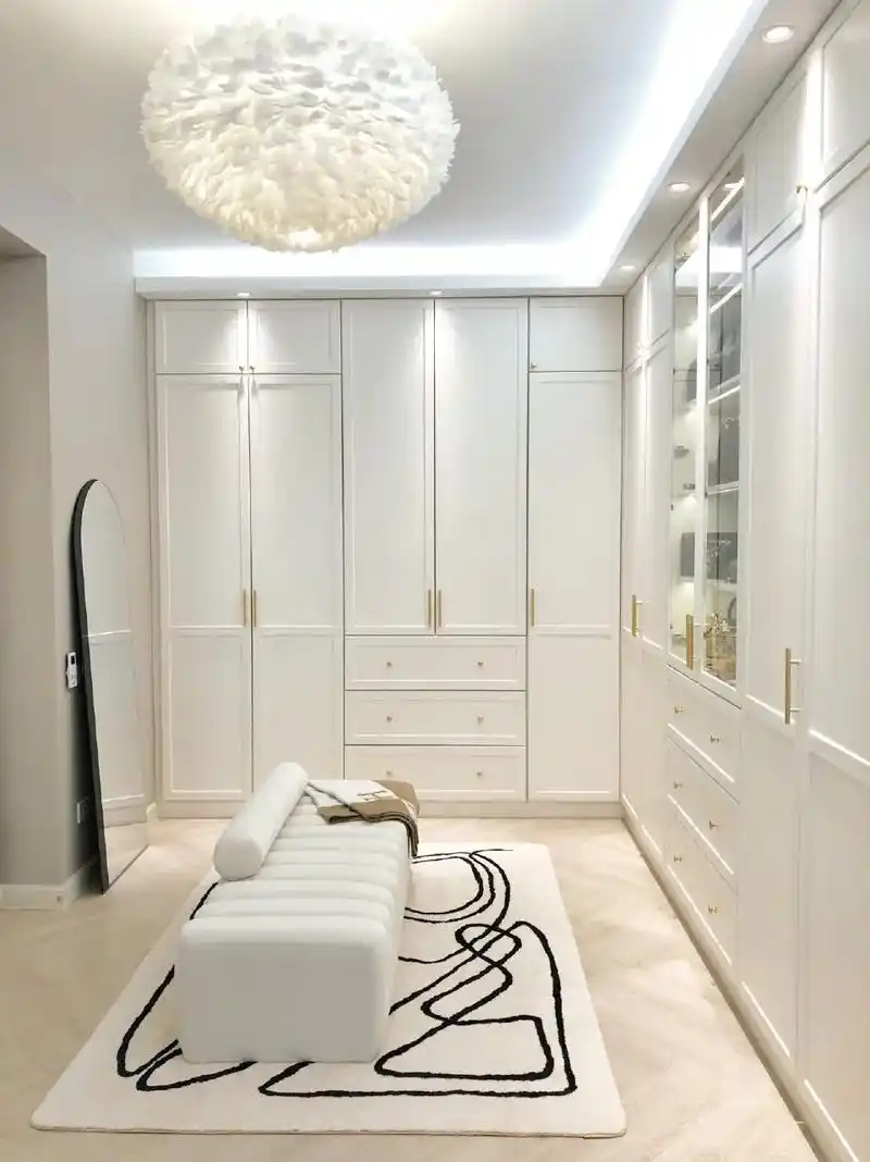 衣帽间设计|最近超爱的法式轻奢衣帽间.