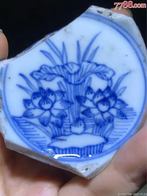 青花瓷片-价格:99元-au28429776-瓷片 -加价-7788收藏__收藏热线