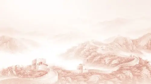 万里长城背景图片