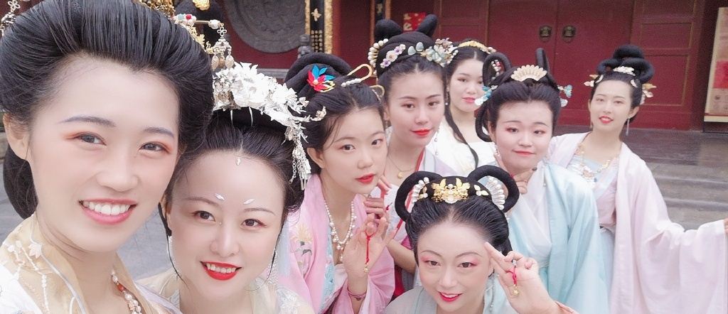 八仙女集体下凡了个个貌美如花