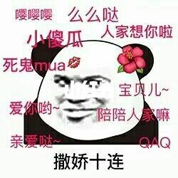 撒娇十连表情包
