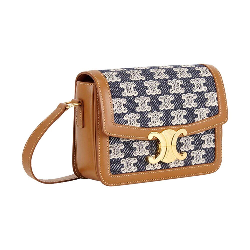 欧洲直邮celine赛琳triompheteen系列女士凯旋翻盖通用款女包