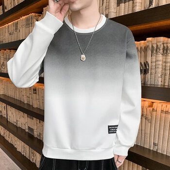 耐克森官方旗舰店秋冬季新款男士卫衣休闲百搭青年帅气长袖圆领男装白