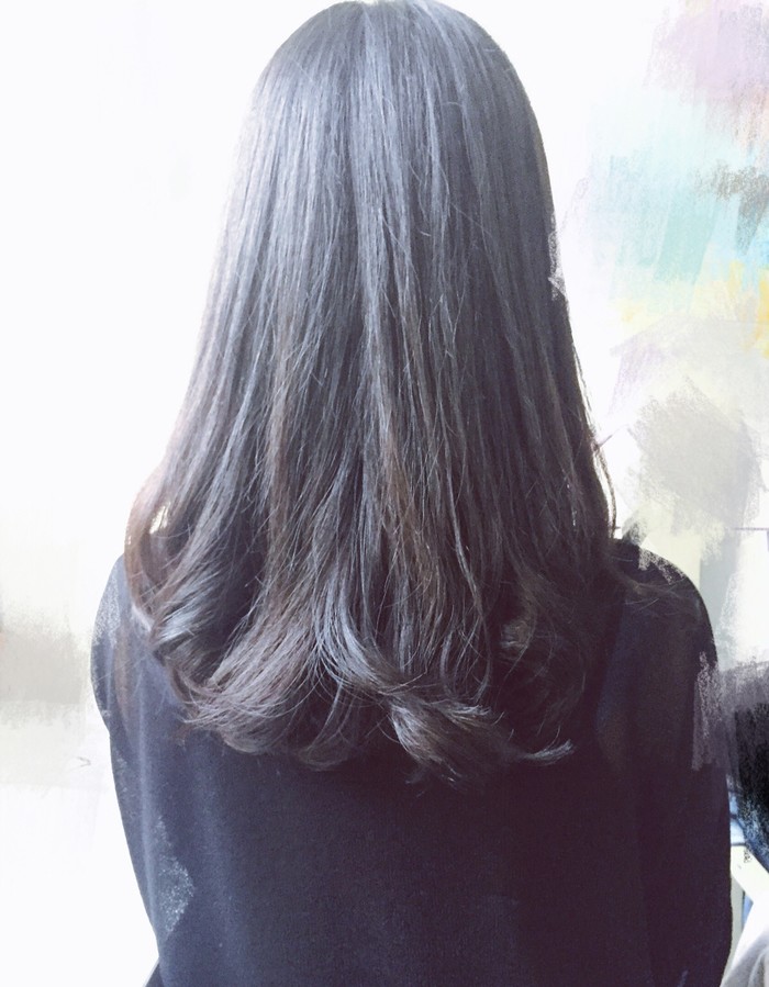 女生中长发背影图片大全,中长发图片,发型图片