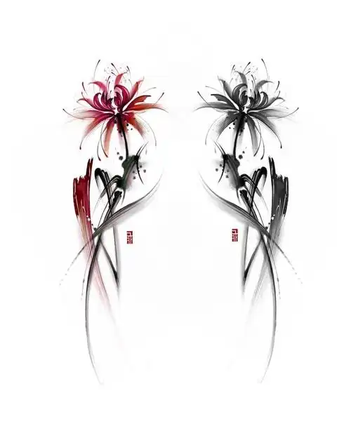 莆田纹身师 #彼岸花