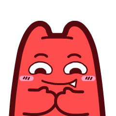 【魔鬼猫表情-偷笑】#半身 动态 捂嘴 开心 ip 动漫 魔性 zombiescat