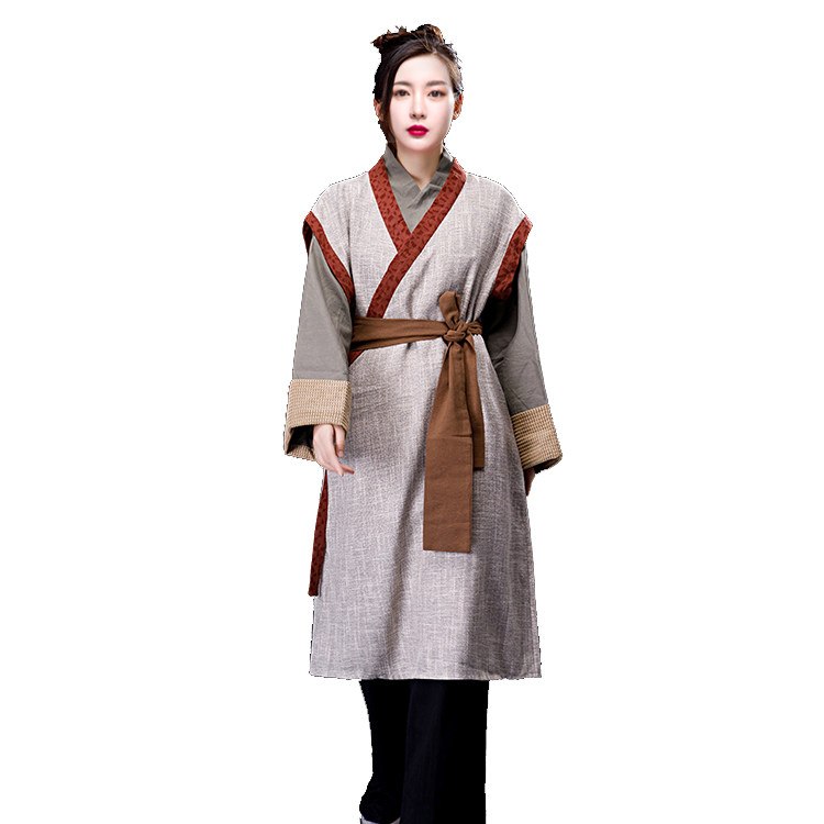 古装平民女汉服古代老百姓村姑农妇下人侠女粗布群演戏服演出服装-mc