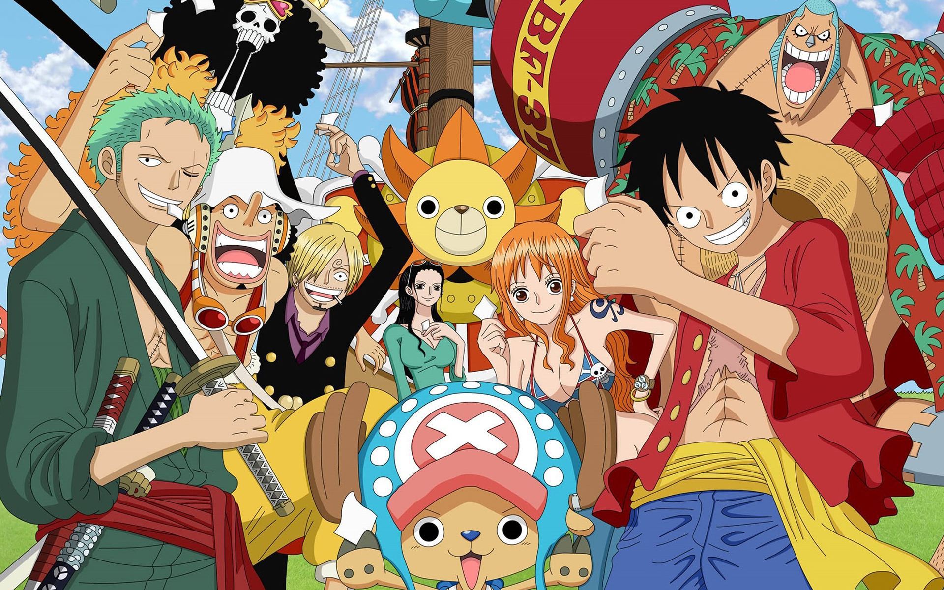 海贼当草帽团互换衣服后娜美太大胆山治搞笑罗宾的最吸睛