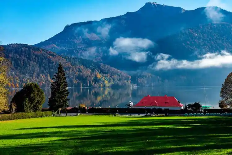 景色旎丽的乡村田园风光