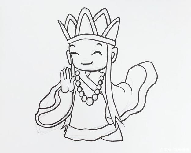 白骨精头像简笔画 简笔画图片大全-蒲城教育文学网