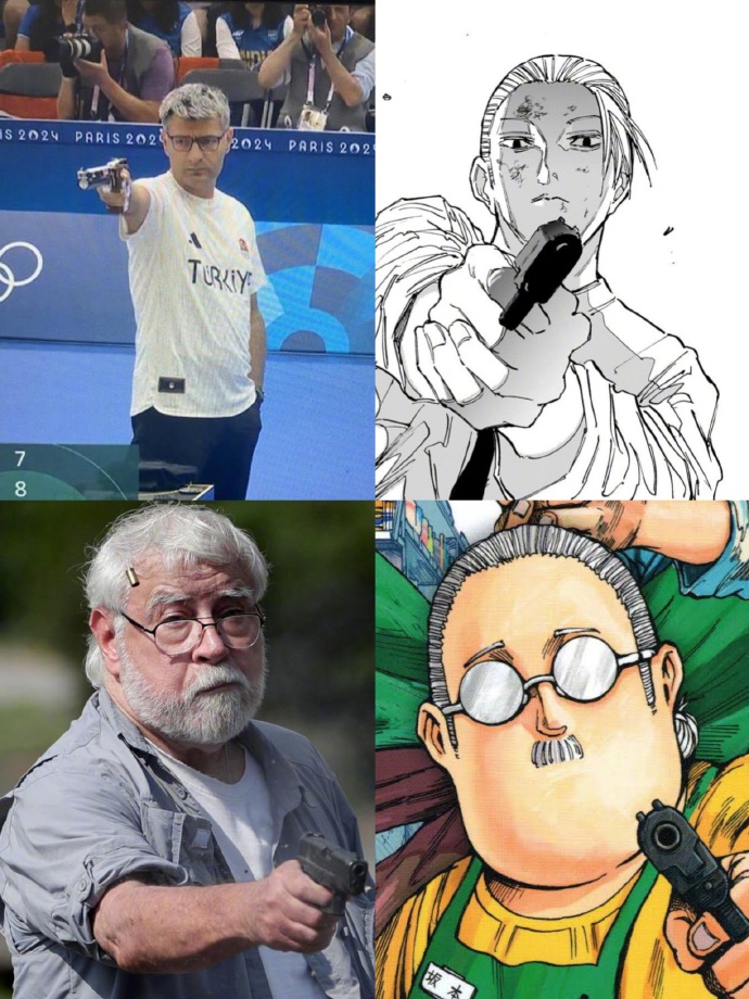 有人拿他论证 犽羽獠的pose原来不止是装帅;有人说这明明是替身