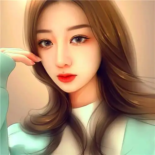 女生头像漫画手绘女孩 很哇噻的女生_女生微信头像_头像屋