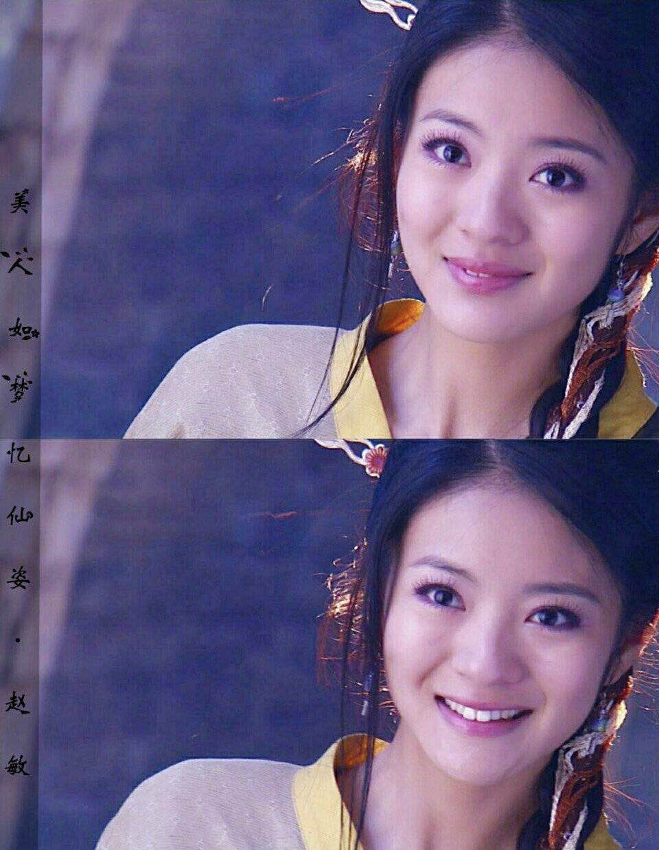 原创38岁安以轩是直男心中唯一的"赵敏",荡秋千的样子少女心爆棚!