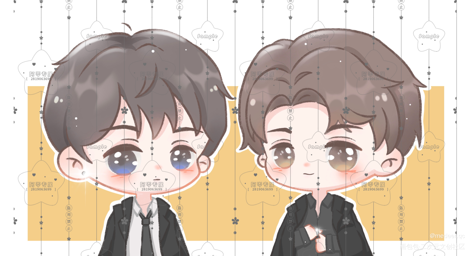 是全高滴约稿 后面会开众筹_全球高考究惑秦究游惑q版绘画作品