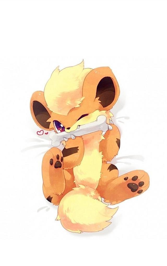 手机壁纸,可爱的宠物小精灵手机屏保