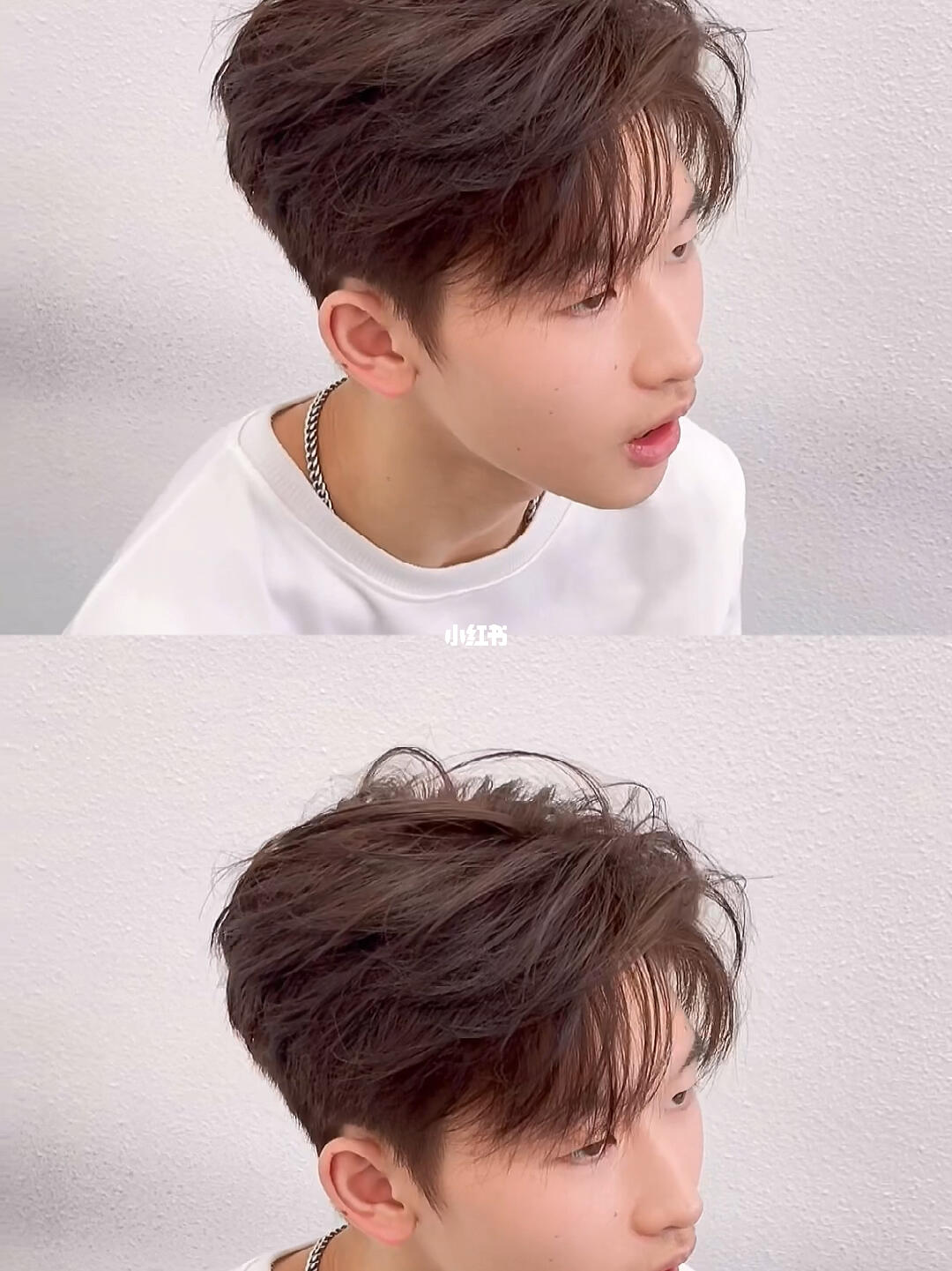 男生三七微分发型