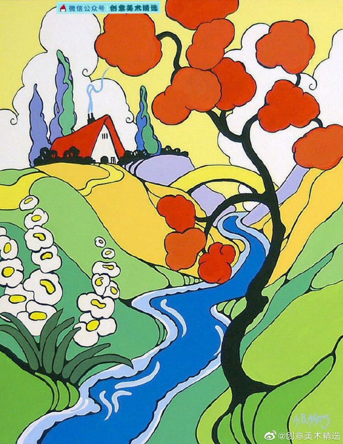 手绘##儿童创意美术##创意美术##装饰画##儿童画##创意美术精选##少儿