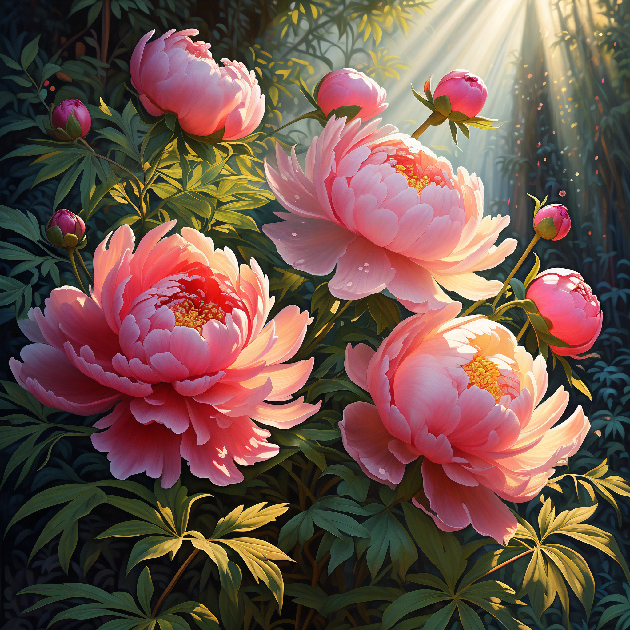 快来挑选你喜欢的牡丹花头像,让你的微信更加