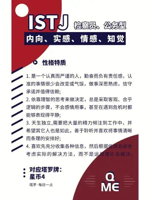 mbti超准16种人格测试istj性格大分析