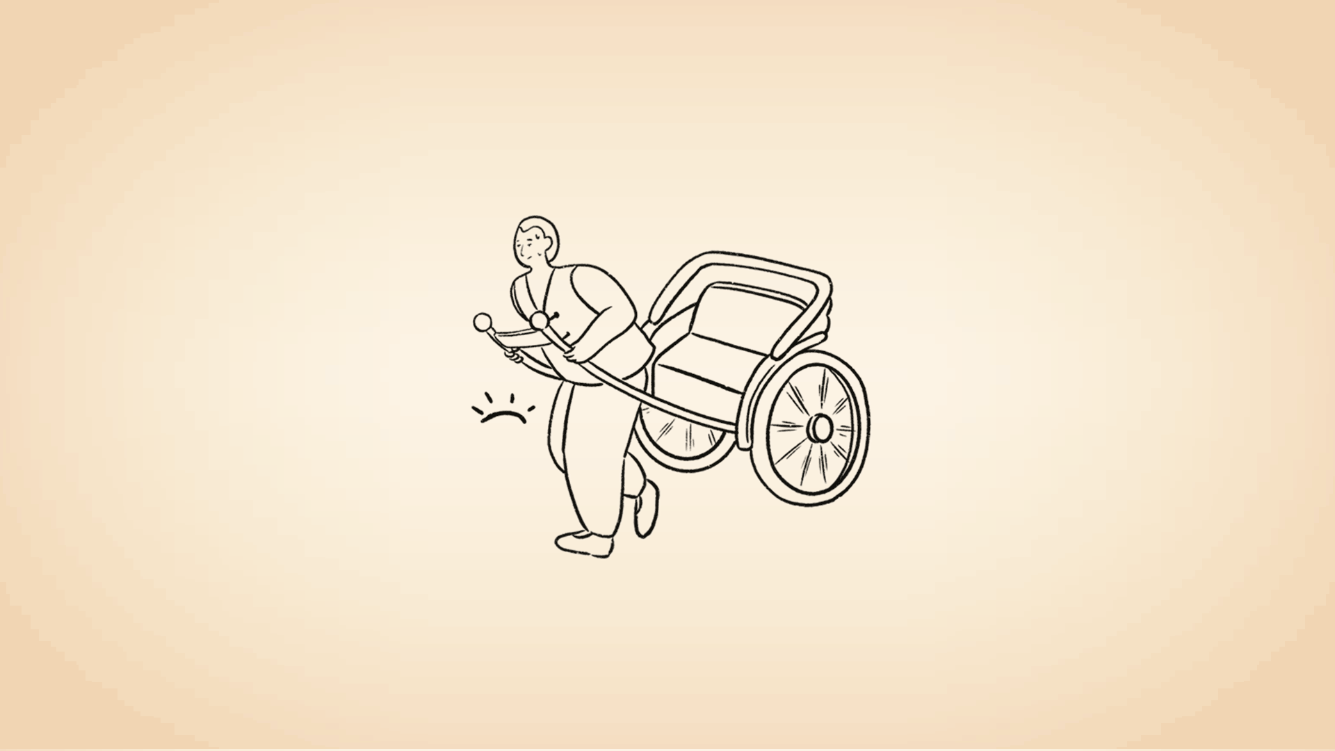 名著阅读绘本《骆驼祥子》|插画|绘本|鸣鸣的小画 - 原创作品 - 站酷