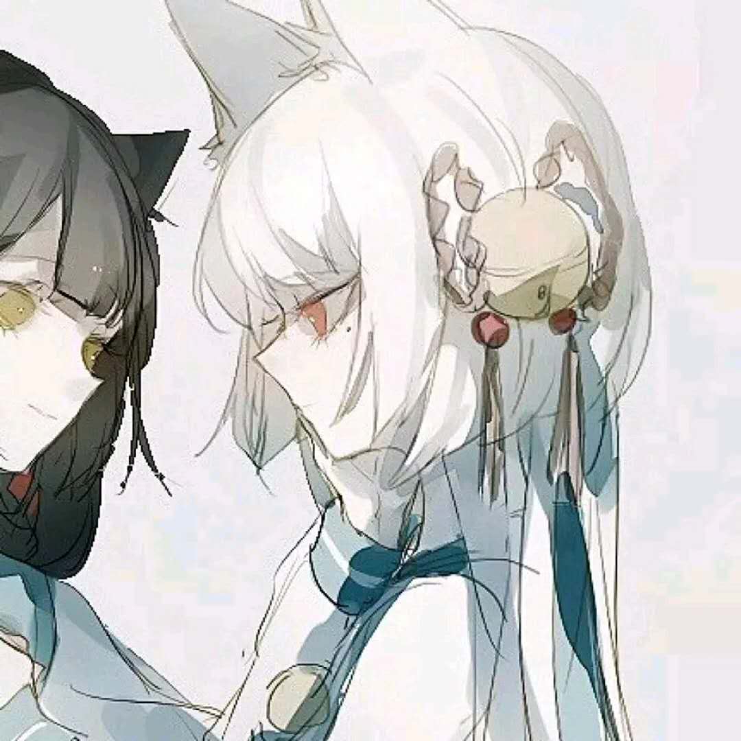 超美的二次元闺蜜头像,江山何足道,花开只为你!