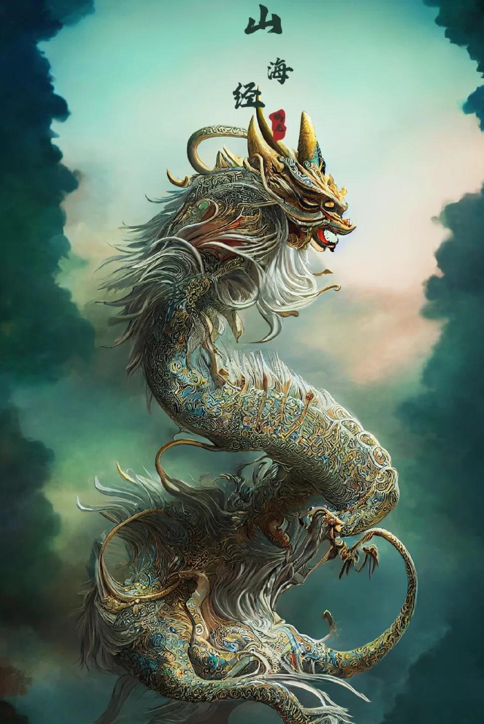 山海经神兽-螭龙