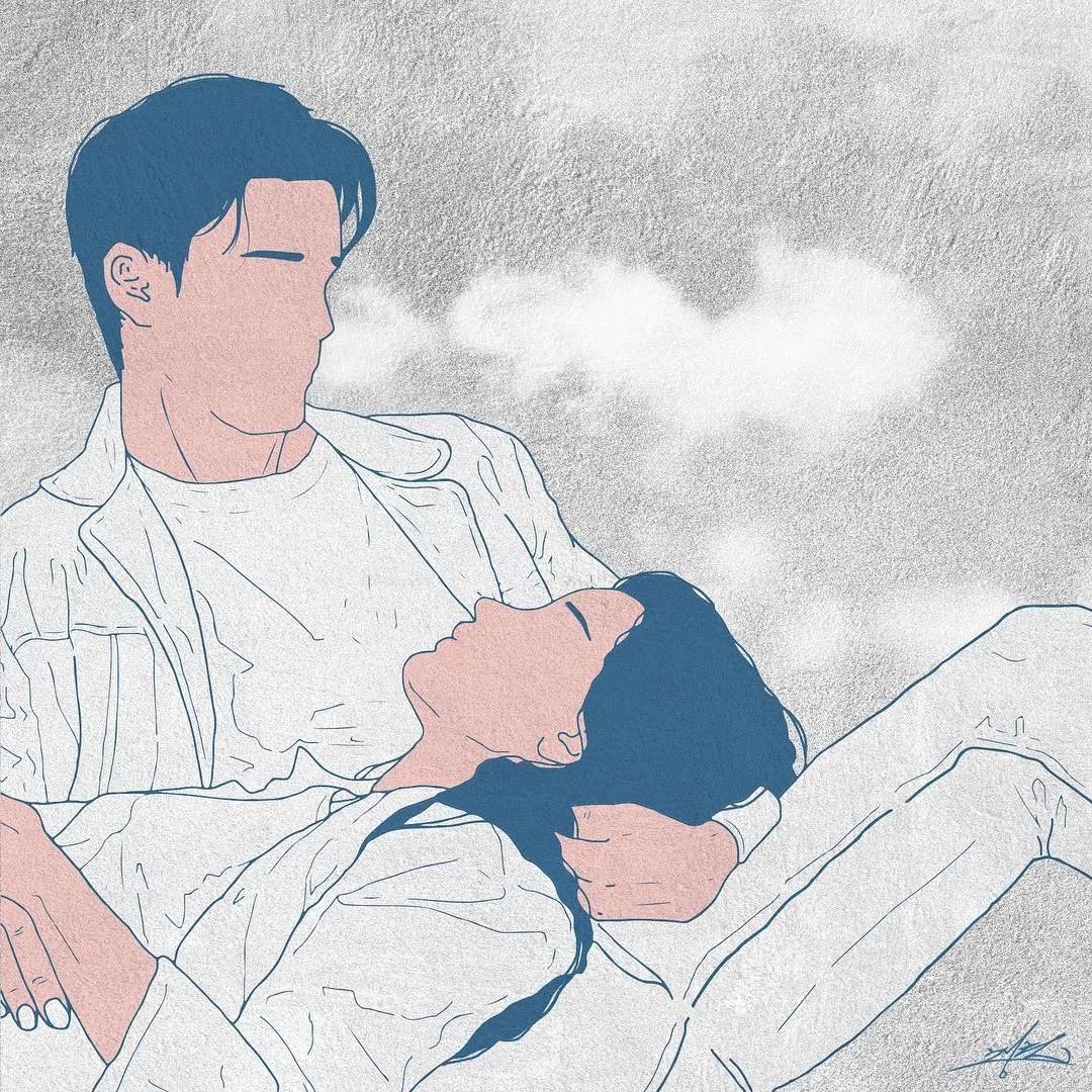 一组污而不低俗的热恋情侣插画,每个甜蜜瞬间都让人看酸了!